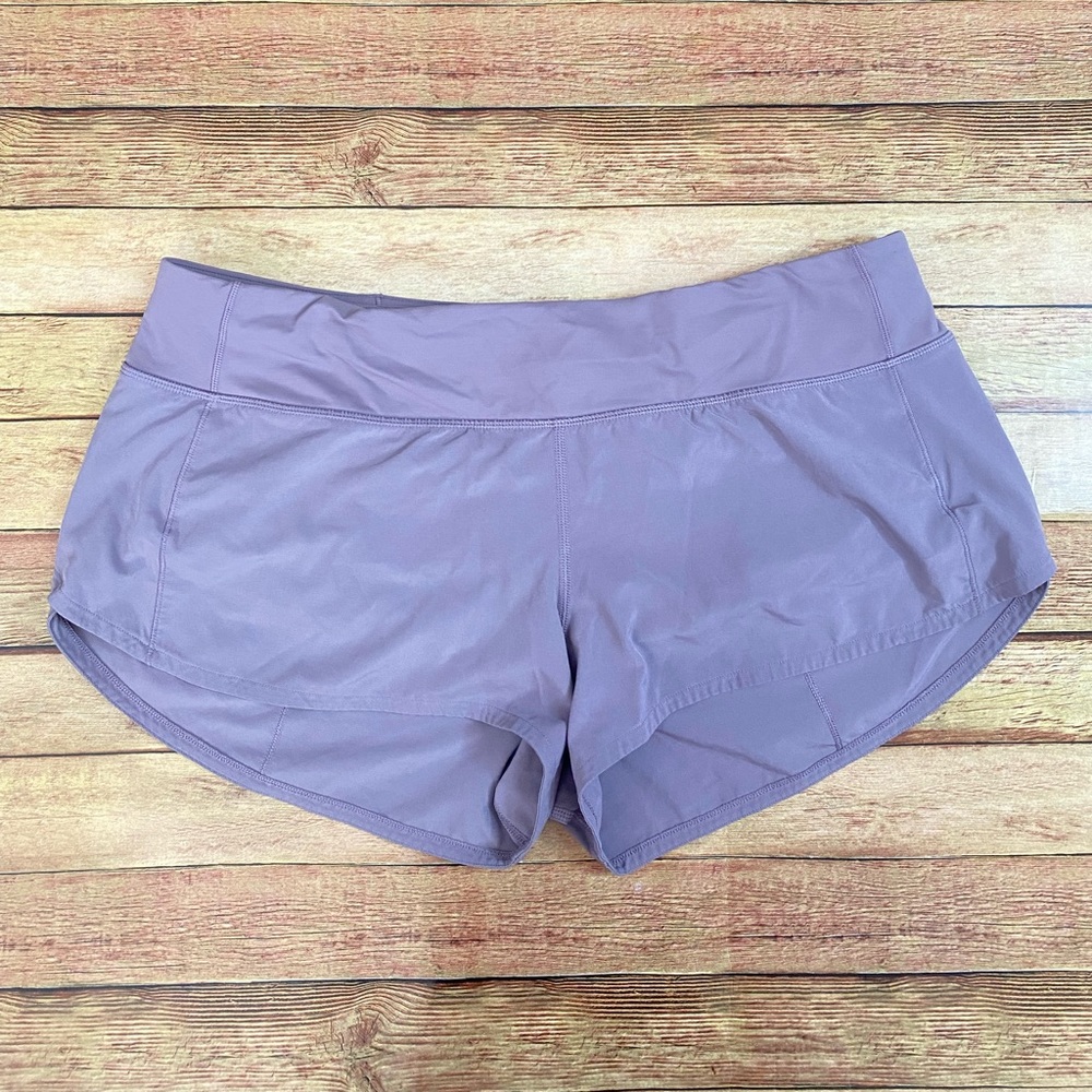Lululemon Speed Up Short 2.5” in Dusty Dawn Purple Color Size 10